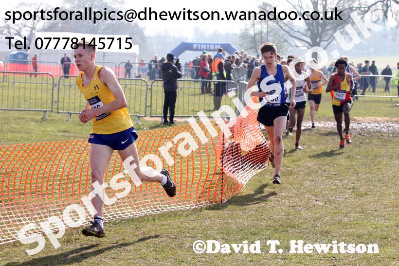 Mens under-20s 2016 Inter Counties Cross Country Champs. and Cross Challenge Final, Cofton Park, Birmingham. Photo: David T. Hewitson/Sports for All Pics